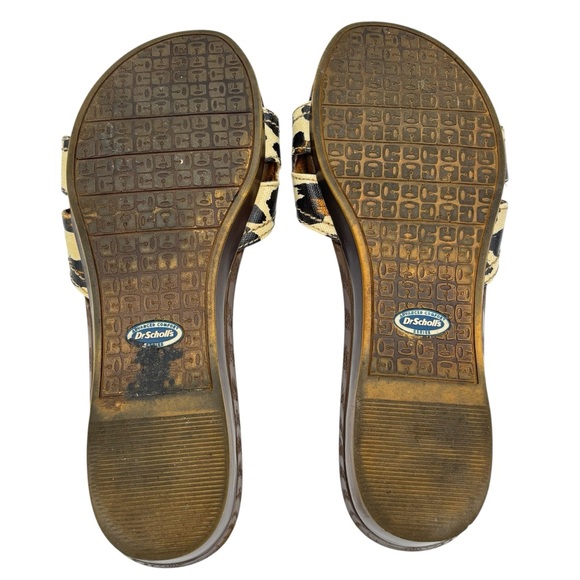 Dr. Scholl's Advanced Comfort Series Leopard Print Sandals  Size 8 - Picture 5 of 10